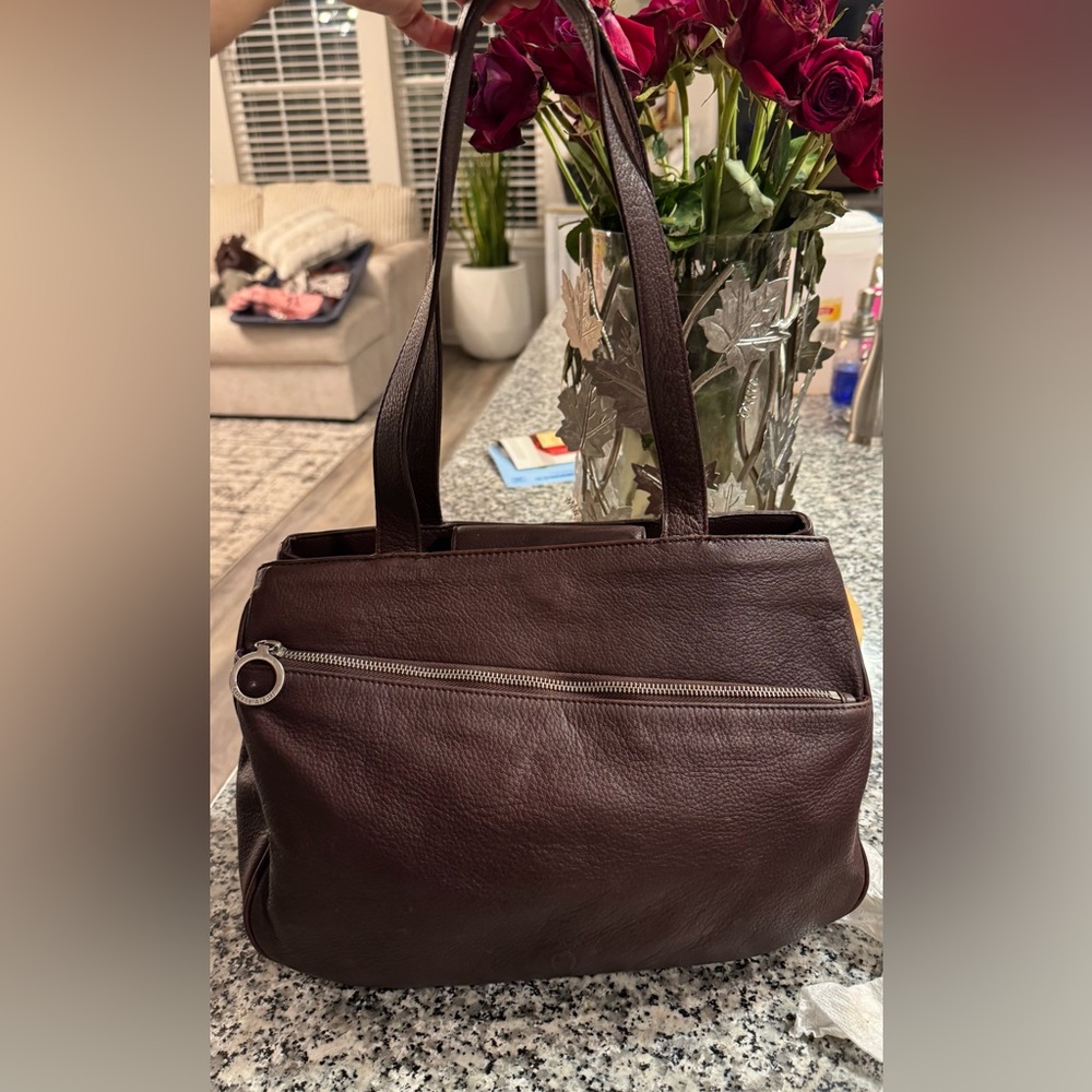 Etienne aigner Elegant Brown Leather Tote Bag - Picture 9 of 16